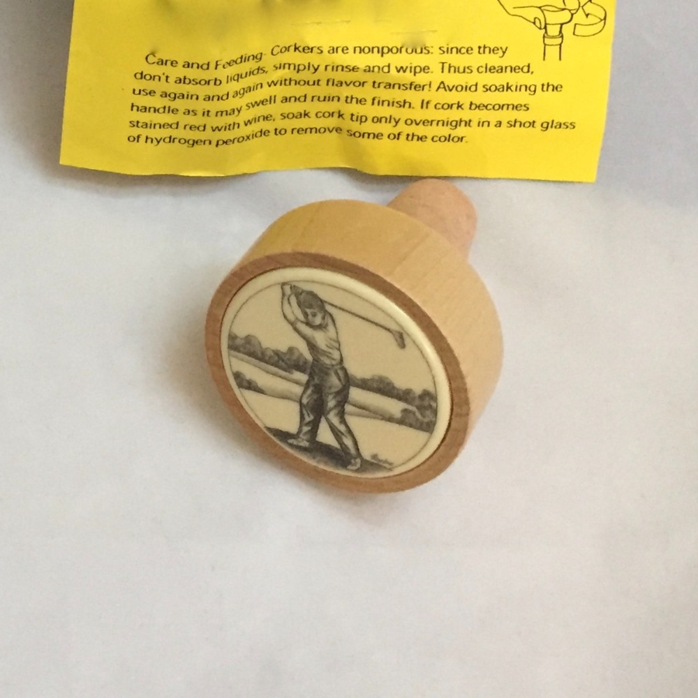 Bottle Cork Stopper “The Corker” Golf  Falbrecht
